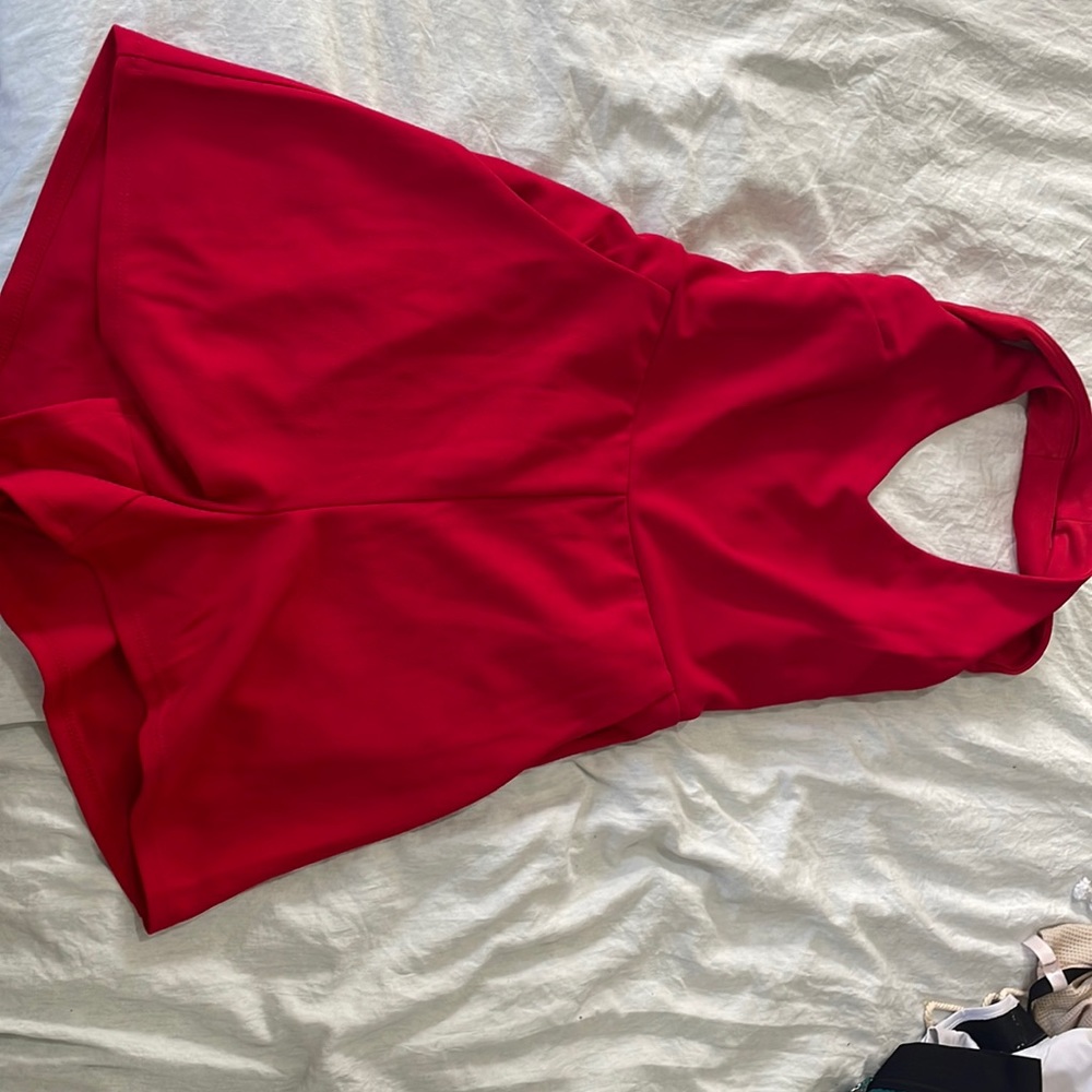 Red romper